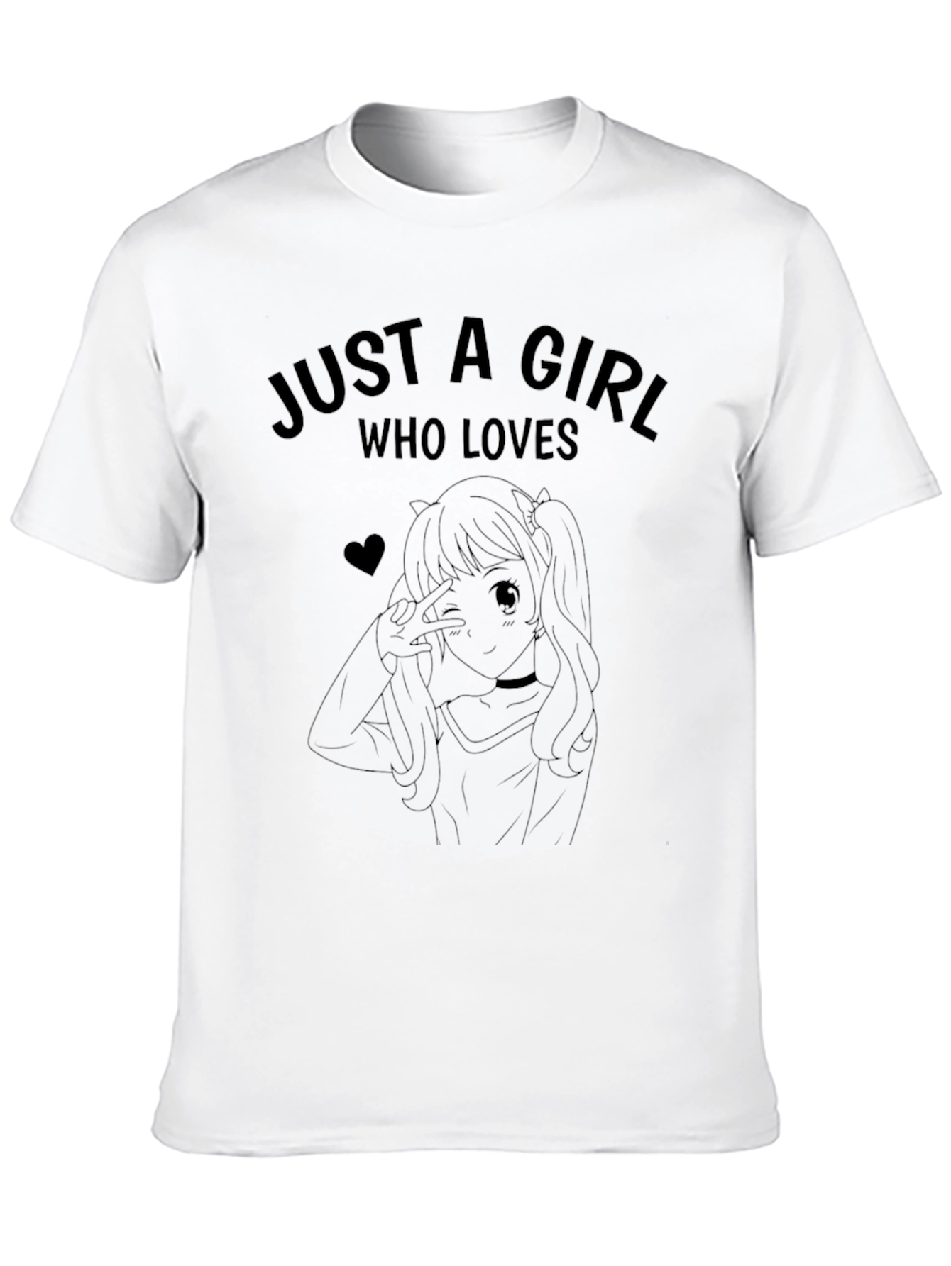 Anime Girl Lover T-Shirt - Cute Manga Style Tee