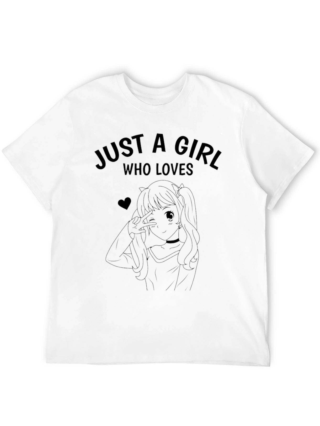 Anime Girl Lover T-Shirt - Cute Manga Style Tee