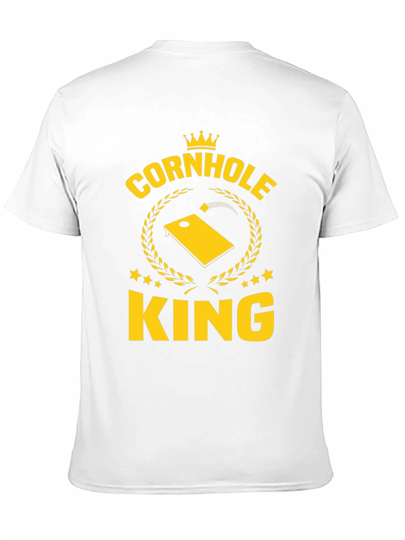 Cornhole King Graphic T-Shirt - Black