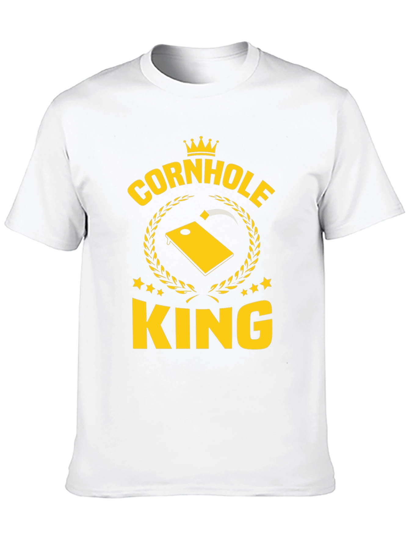 Cornhole King Graphic T-Shirt - Black
