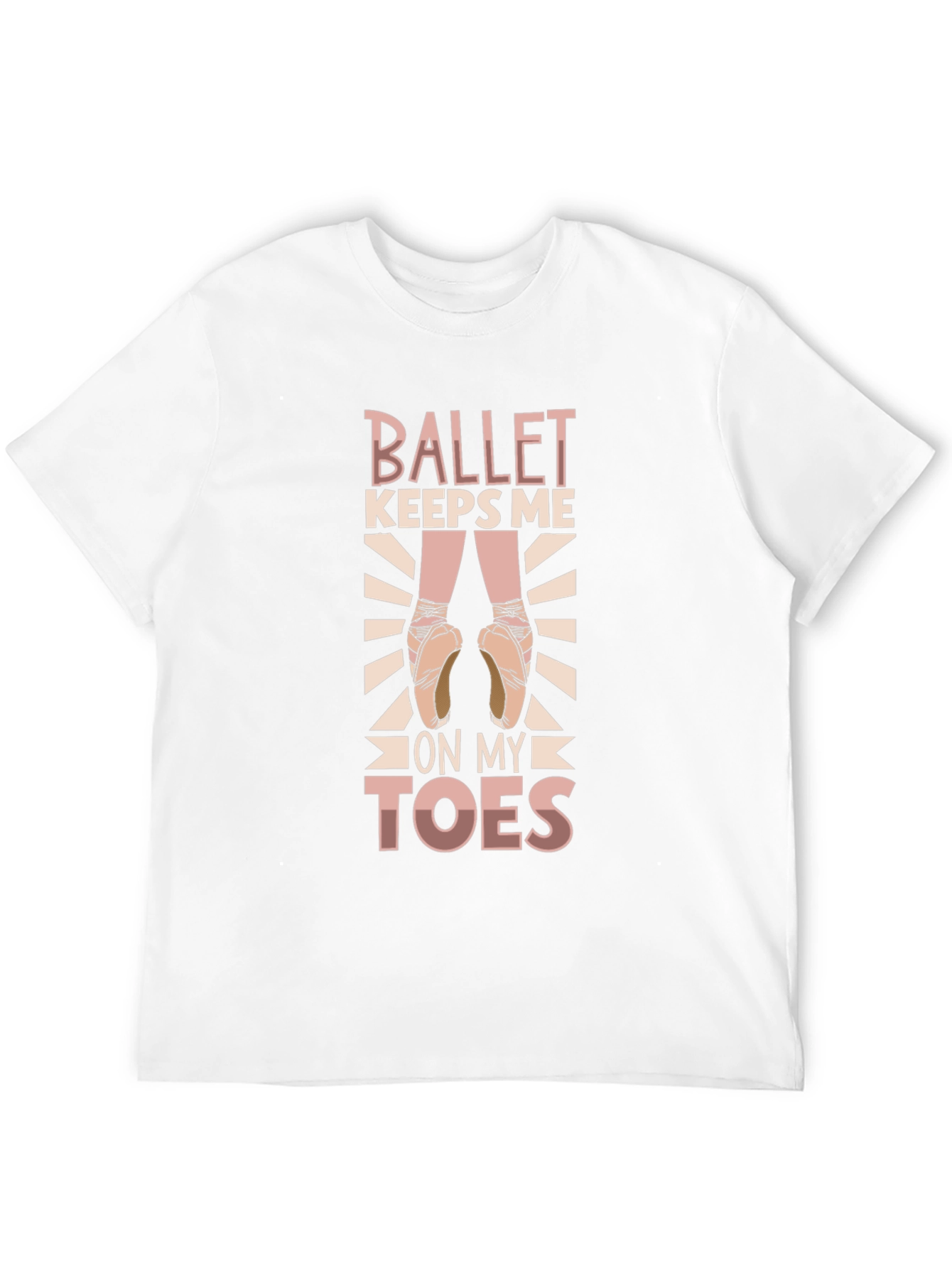 Ballet Keeps Me On My Toes Graphic Tee