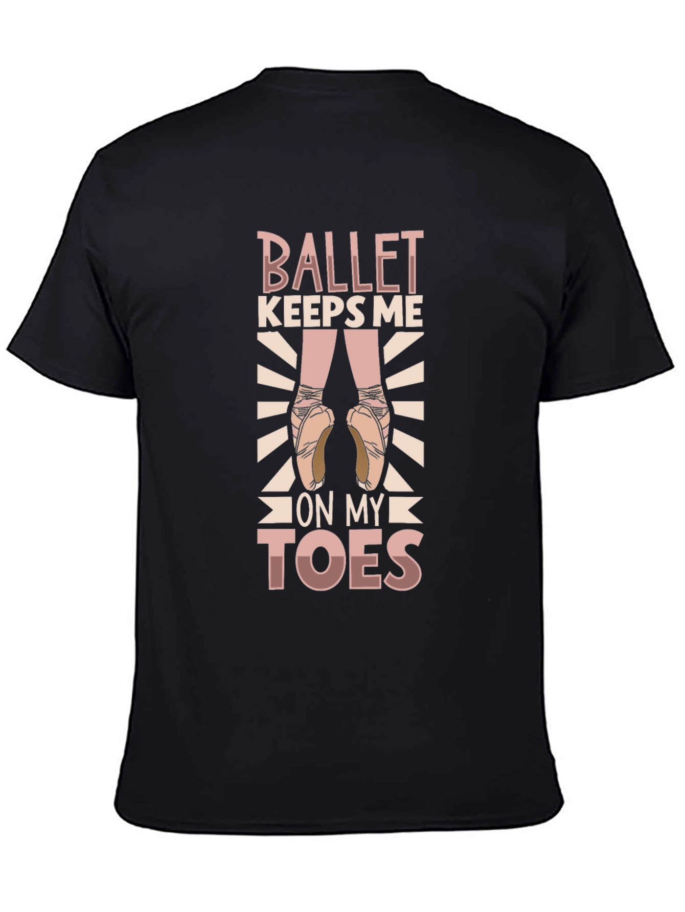 Ballet Keeps Me On My Toes Graphic Tee