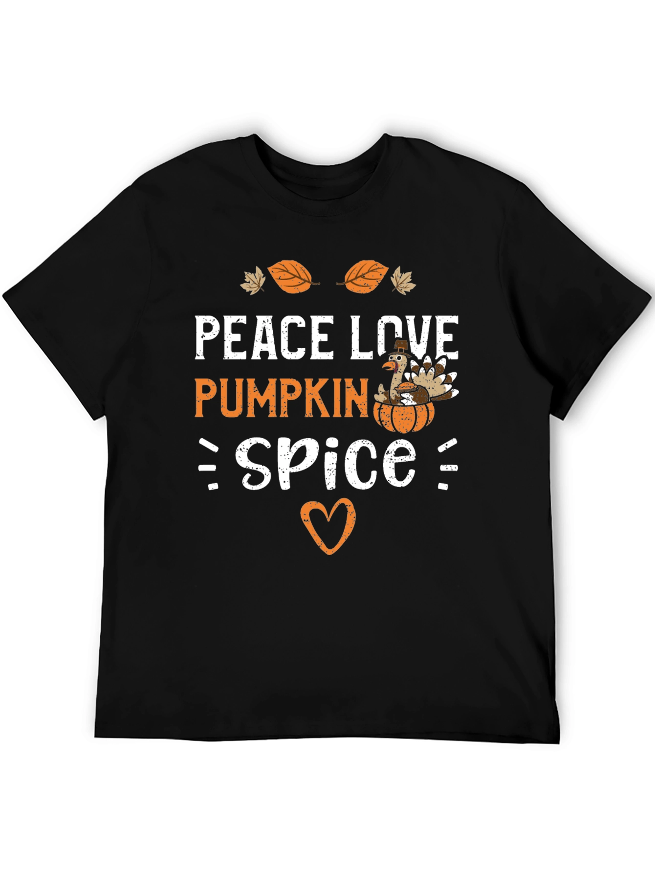 Peace Love Pumpkin Spice Thanksgiving T-Shirt