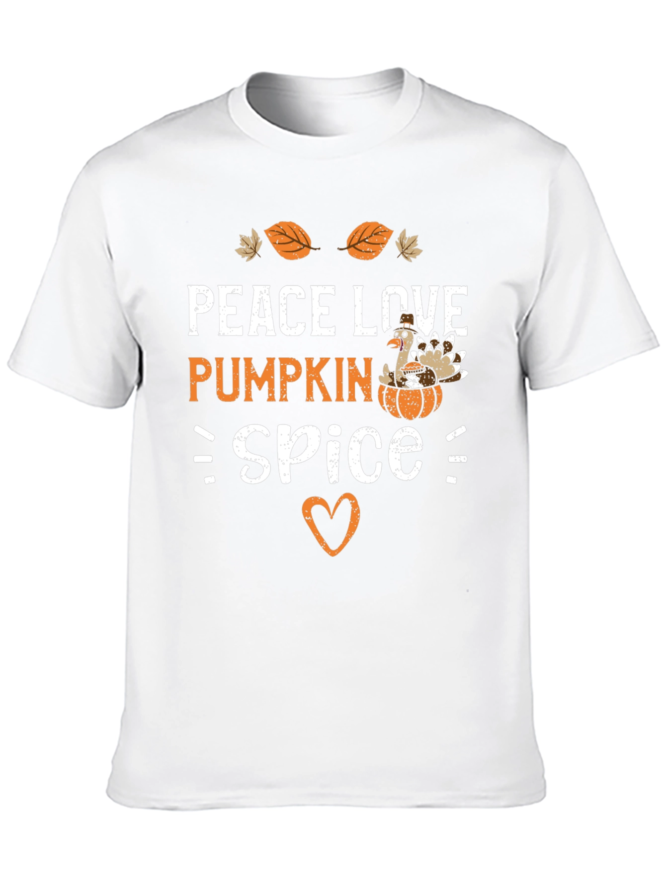 Peace Love Pumpkin Spice Thanksgiving T-Shirt