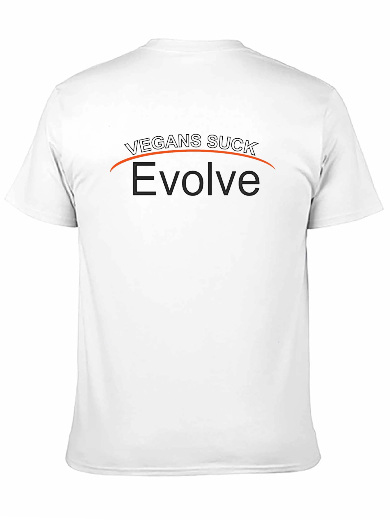 Evolve Anti-Vegan Slogan Graphic Tee
