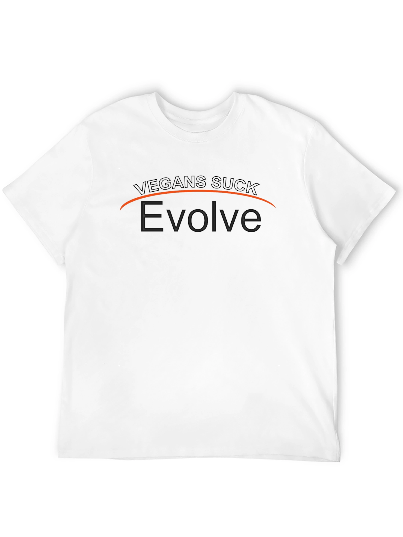 Evolve Anti-Vegan Slogan Graphic Tee