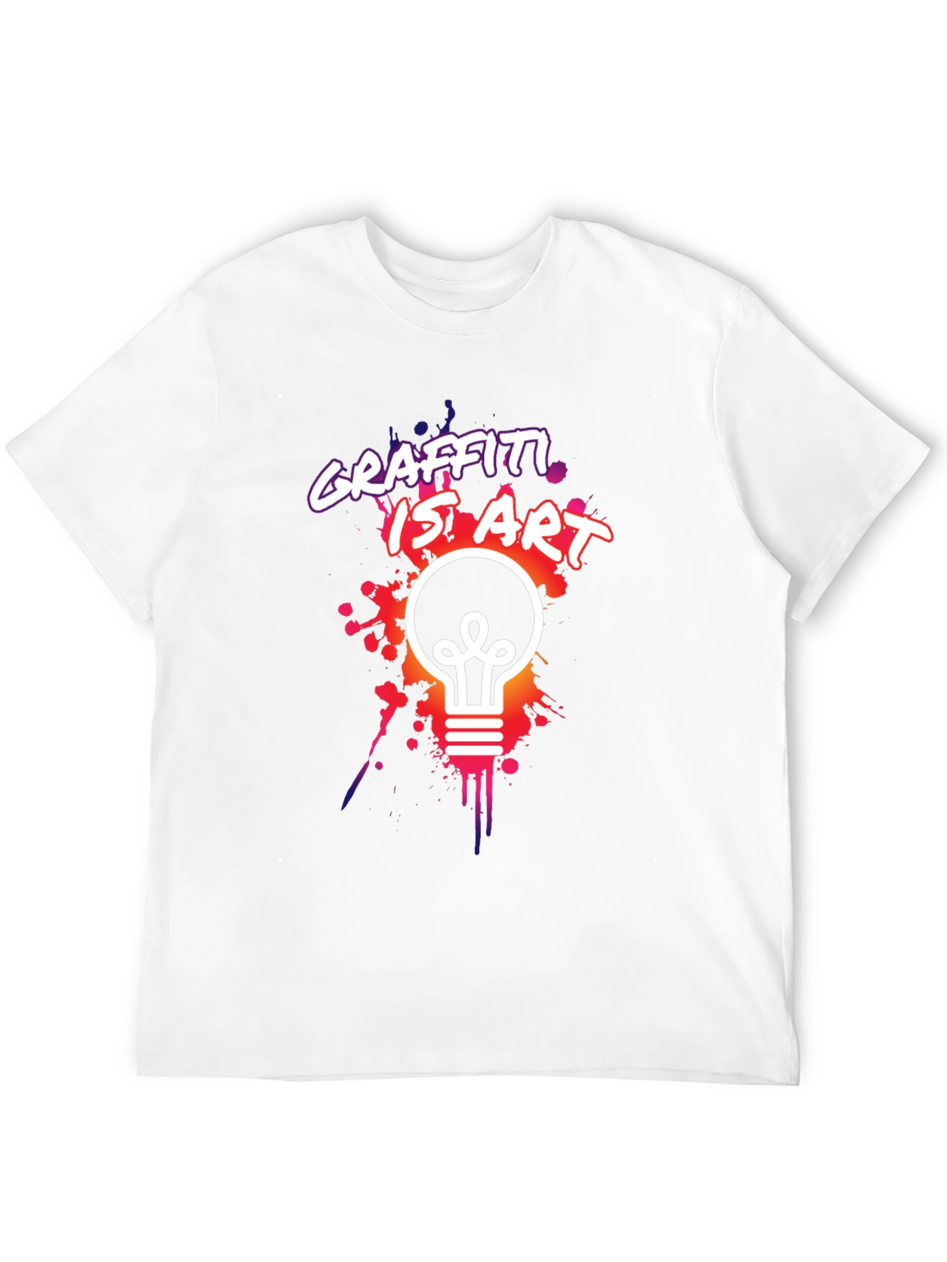 Graffiti is Art - Unique Graphic Tee