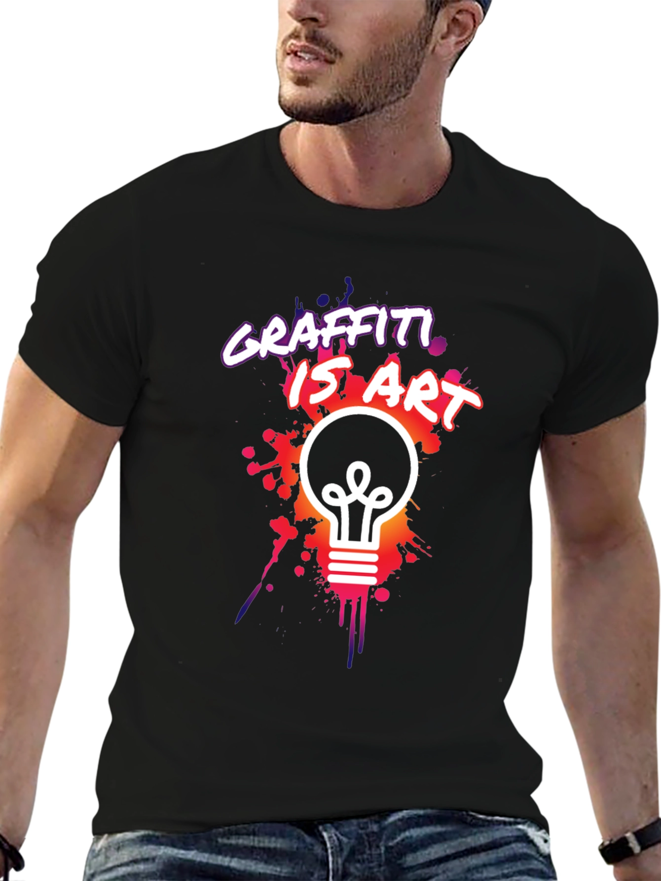 Graffiti is Art - Unique Graphic Tee