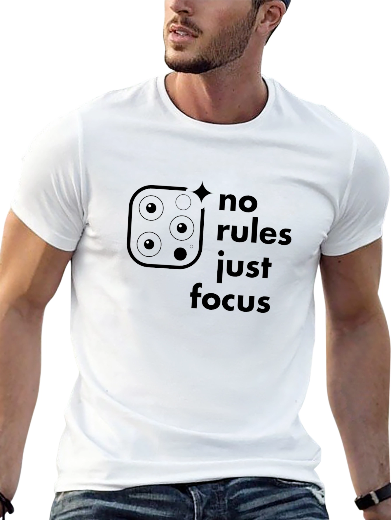 No Rules Just Focus Graphic T-Shirt