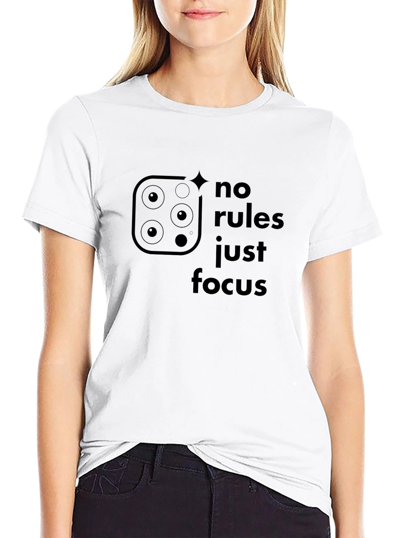 No Rules Just Focus Graphic T-Shirt