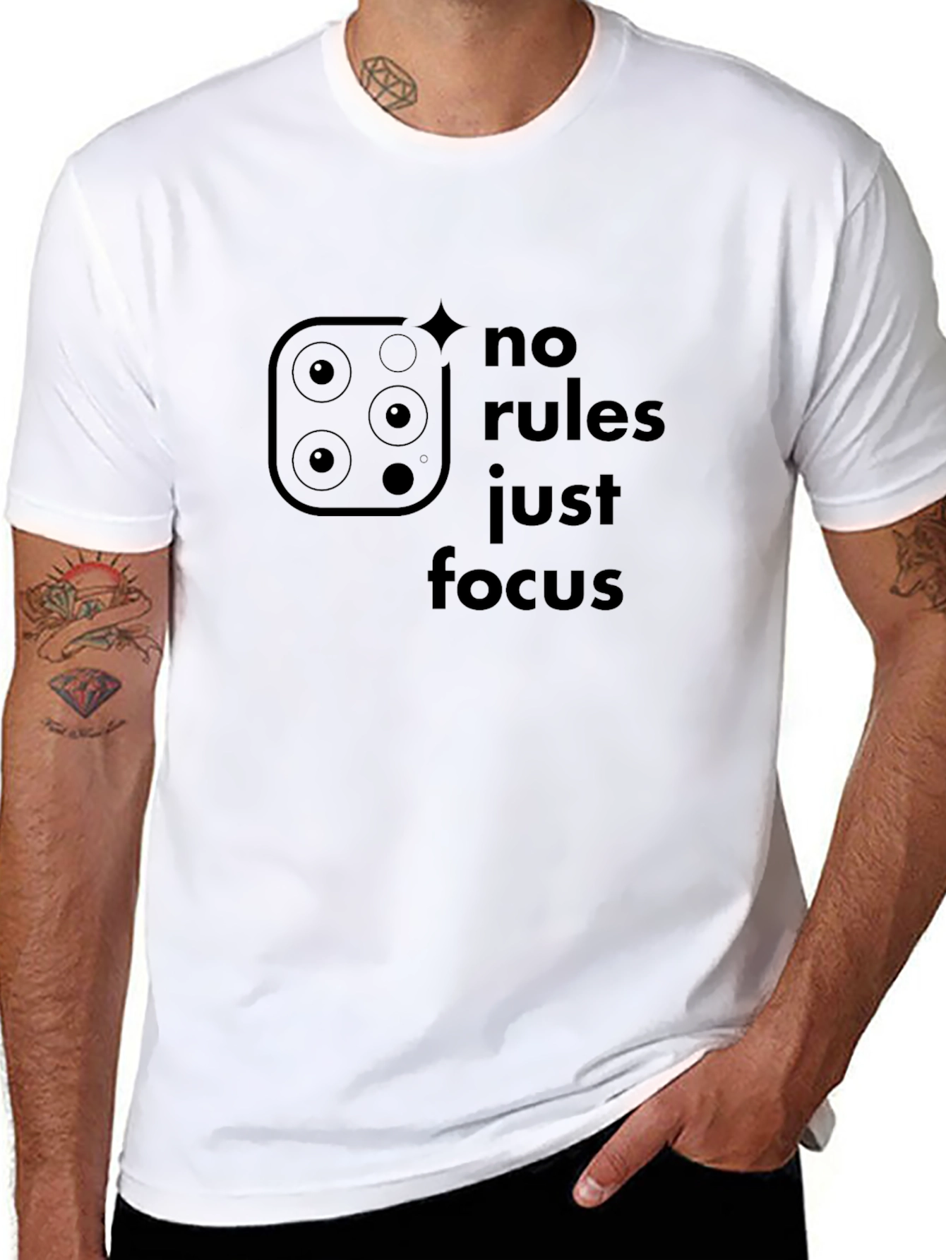No Rules Just Focus Graphic T-Shirt