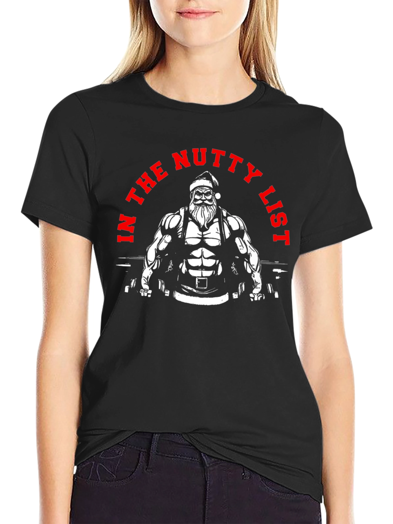 Nutty List Santa Gym T-Shirt