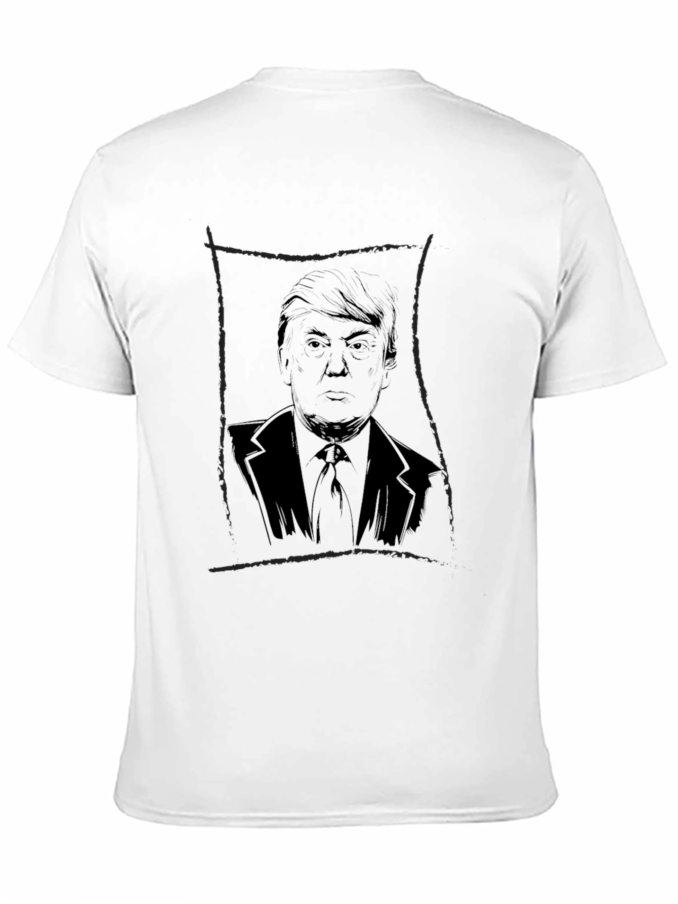 Trump Graphic Print Mens Black T-Shirt