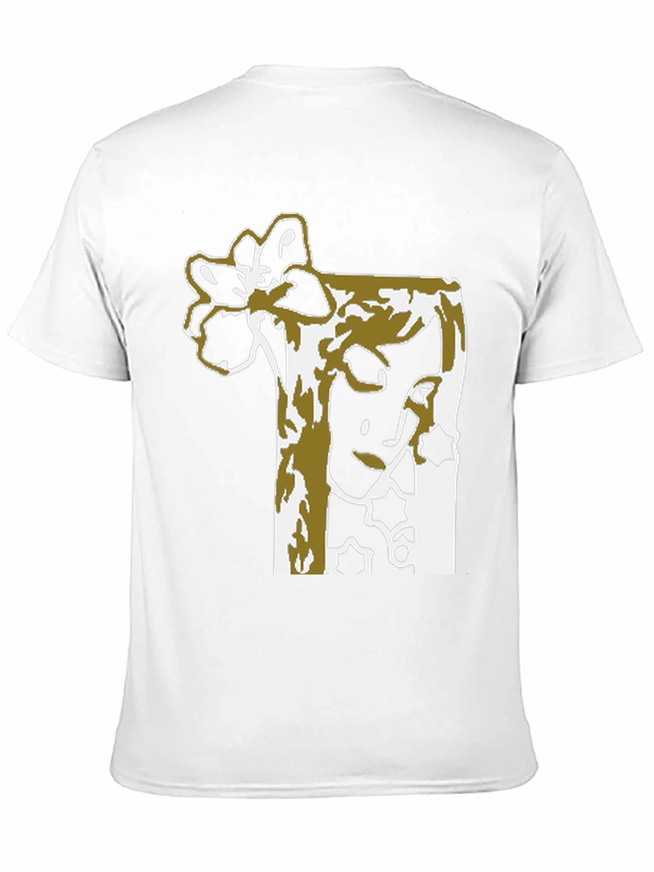 Abstract Floral Graphic Tee - Black Unisex