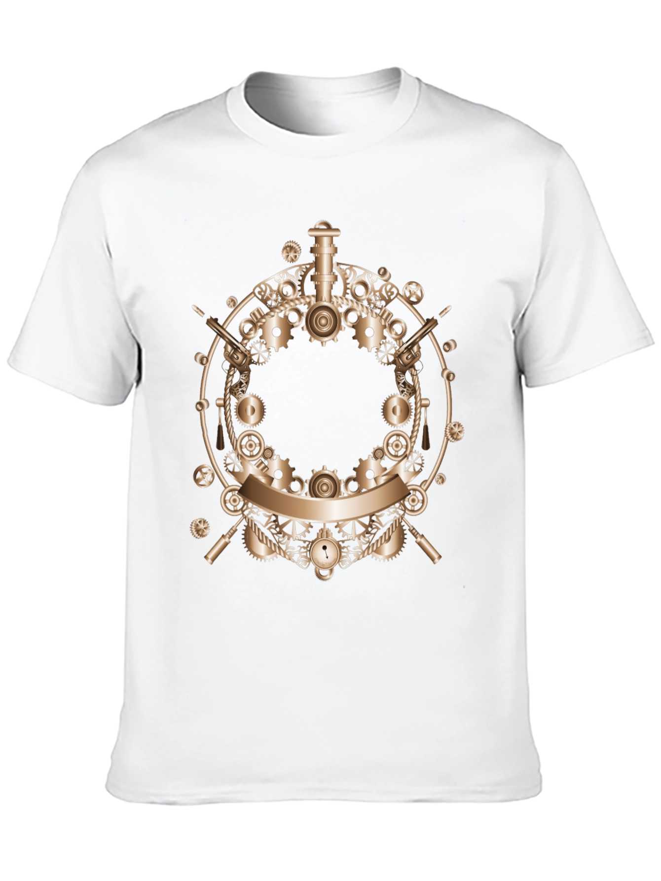 Steampunk Gears Graphic T-Shirt - Unique Design