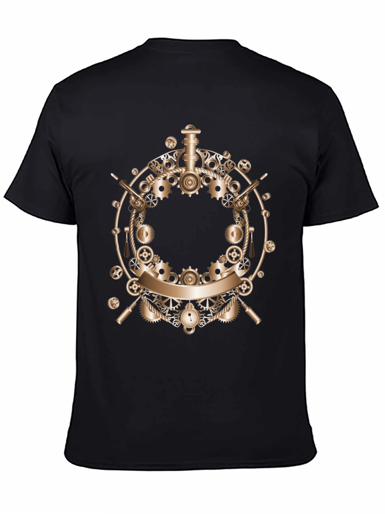 Steampunk Gears Graphic T-Shirt - Unique Design