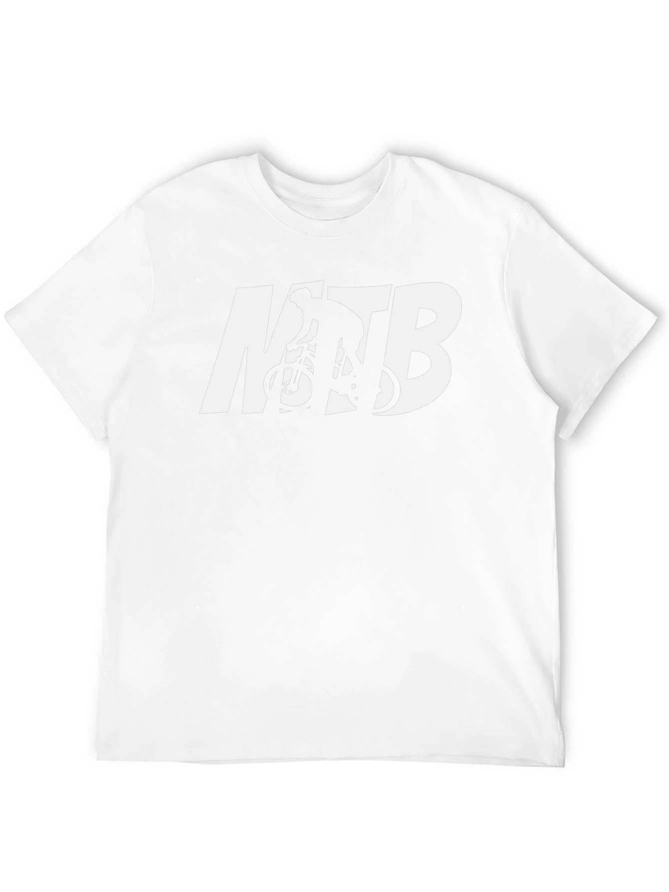MTB Cyclist Graphic Tee - Black