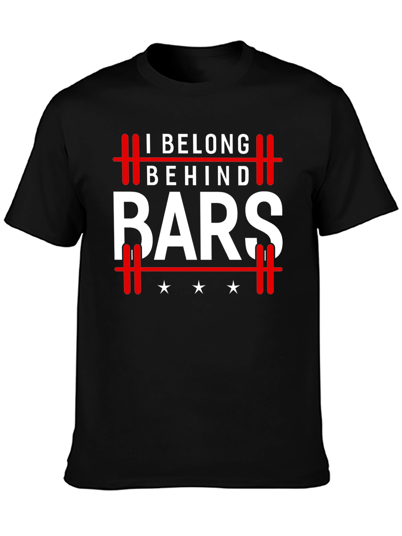 I Belong Behind Bars Graphic T-Shirt