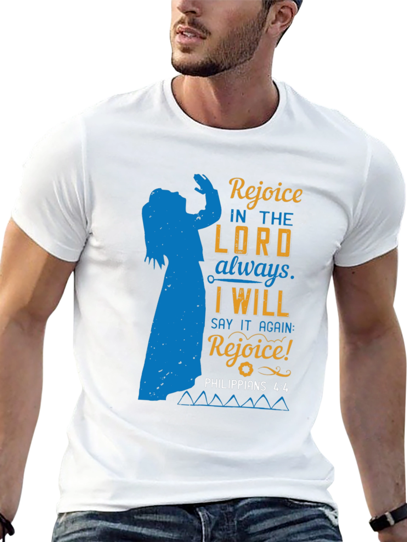 Religious T-Shirt: Rejoice in the Lord Always