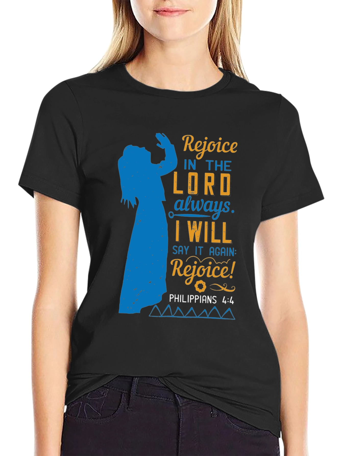 Religious T-Shirt: Rejoice in the Lord Always