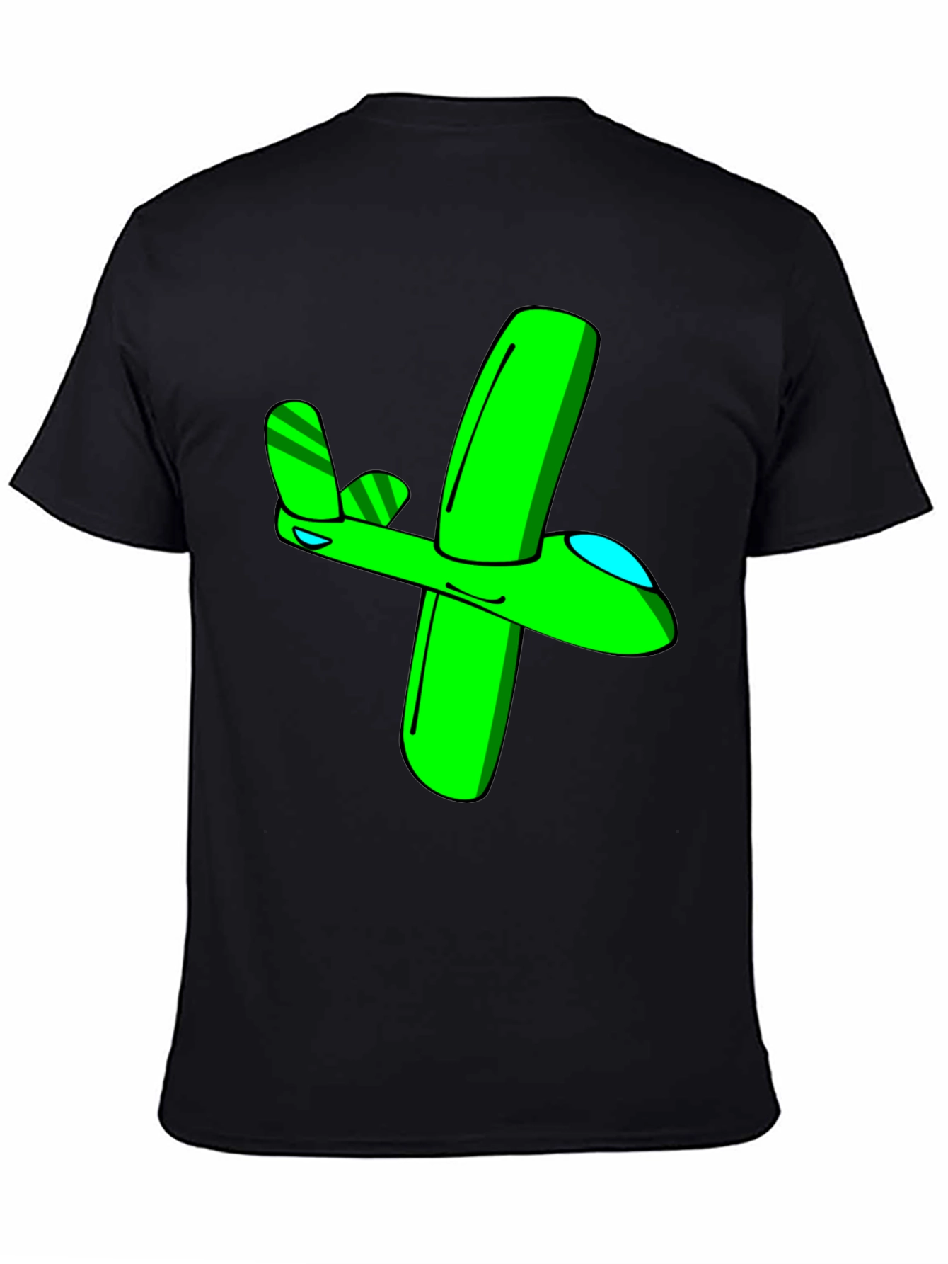 Green Airplane Graphic Tee