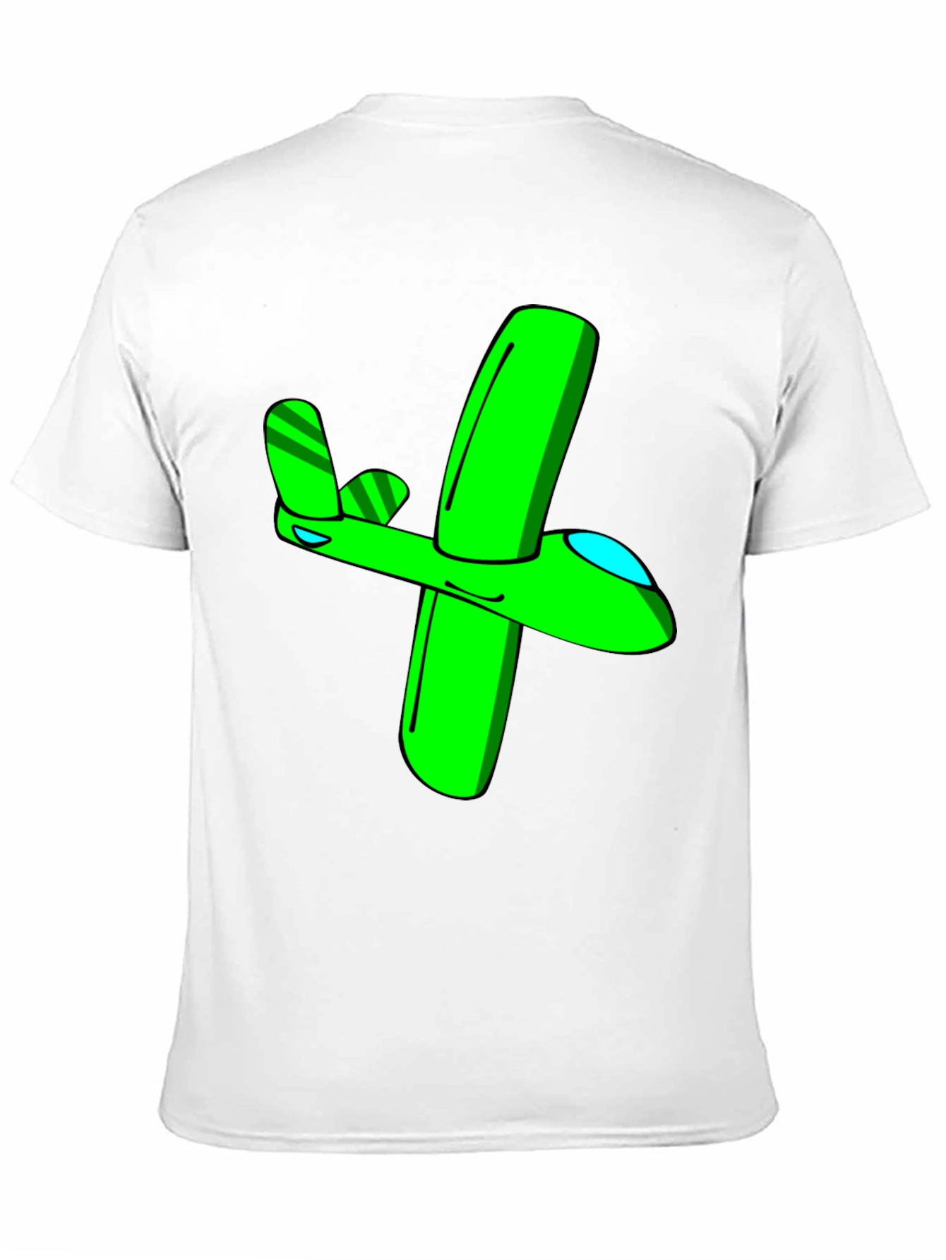 Green Airplane Graphic Tee