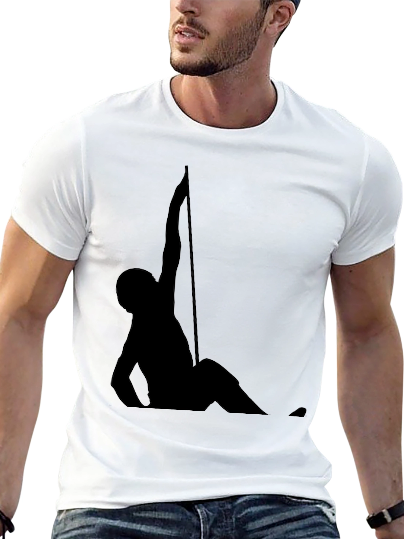 Silhouette Climber Black T-Shirt