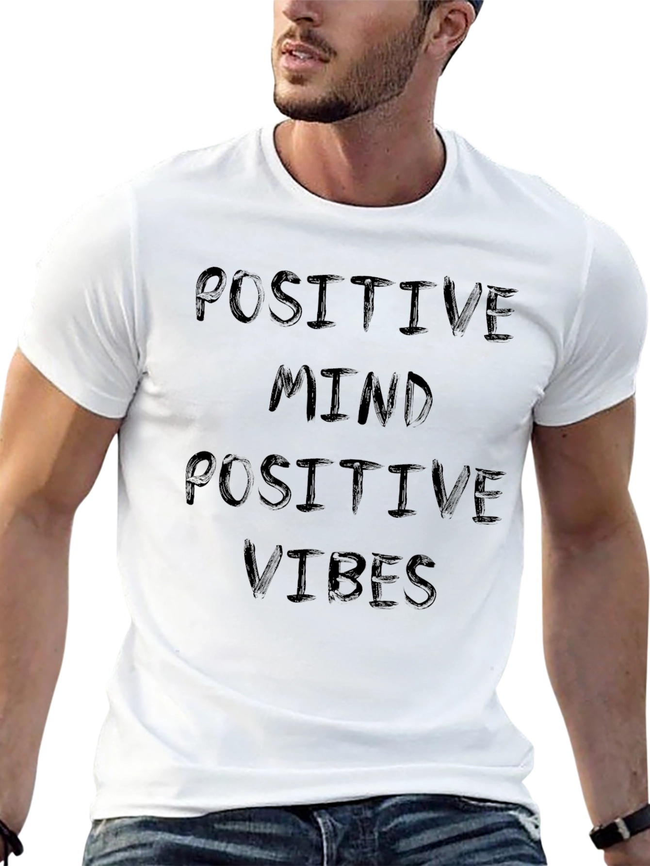 Positive Mind Positive Vibes Graphic Tee