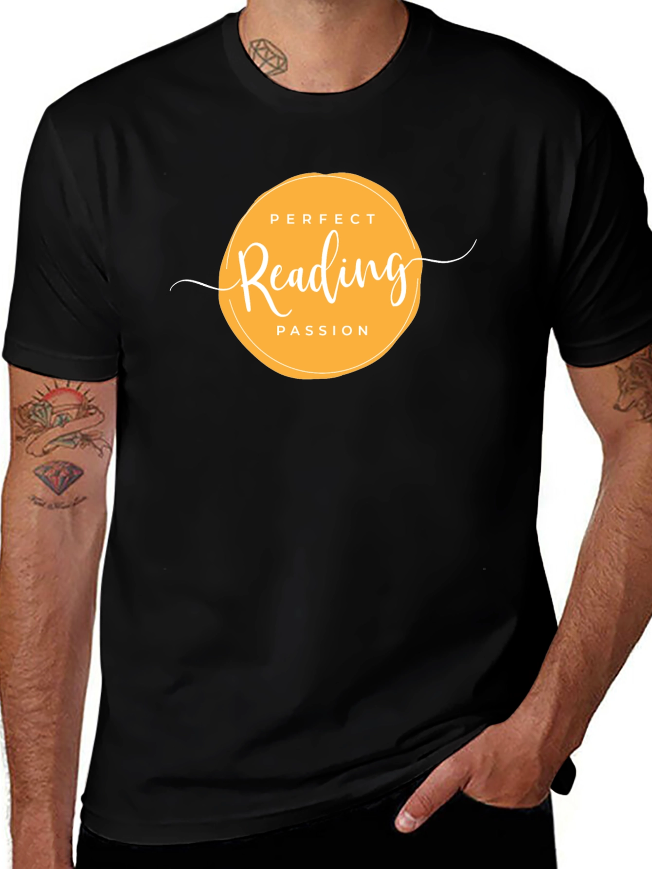 Perfect Reading Passion Black T-Shirt