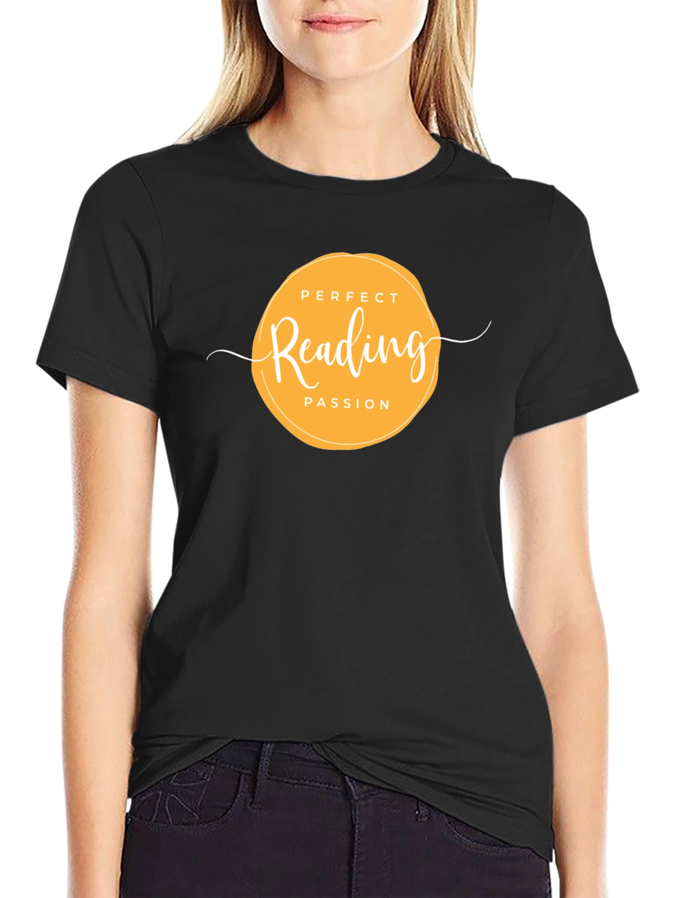 Perfect Reading Passion Black T-Shirt