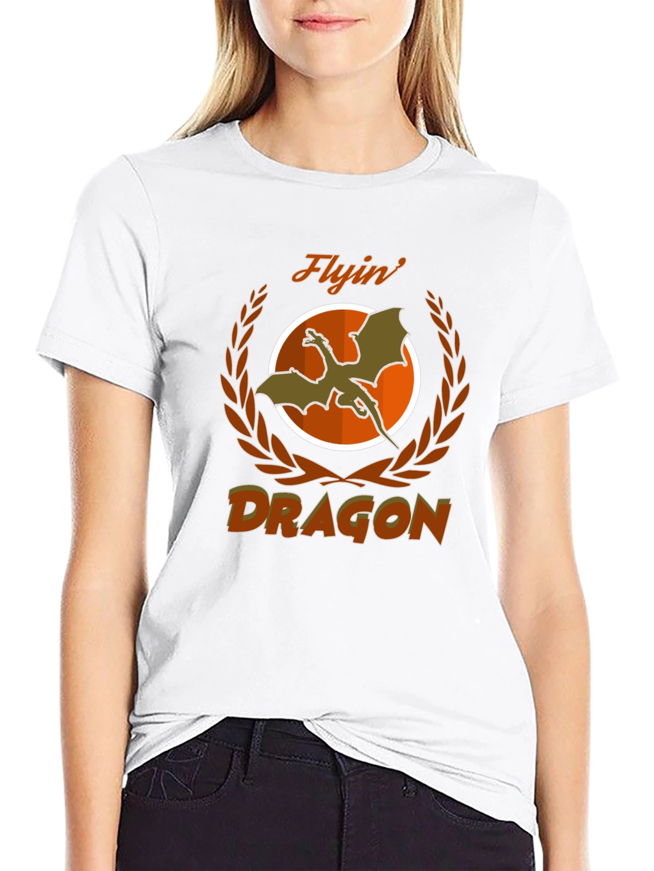 Flyin Dragon Graphic T-Shirt - Unique Design