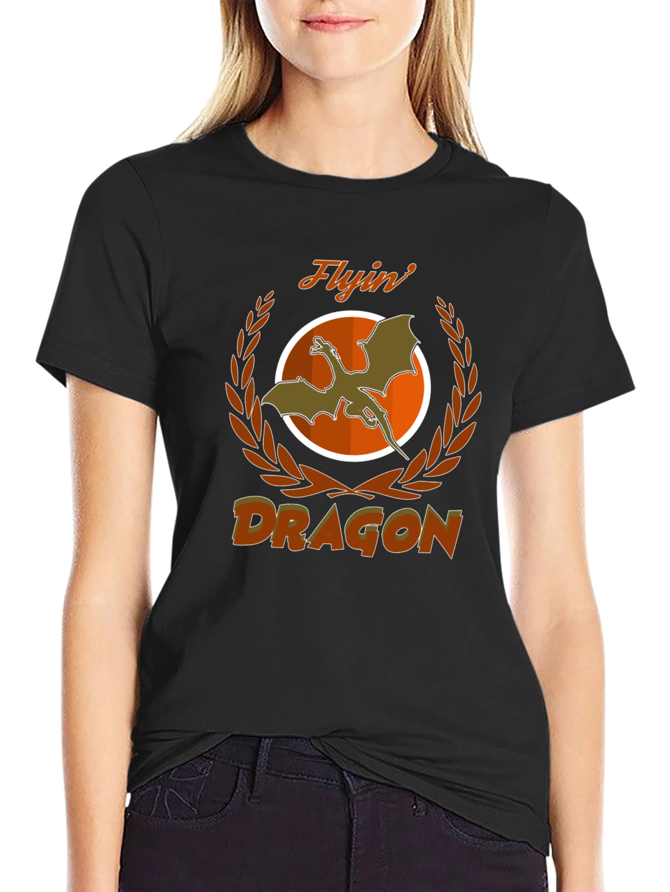 Flyin Dragon Graphic T-Shirt - Unique Design