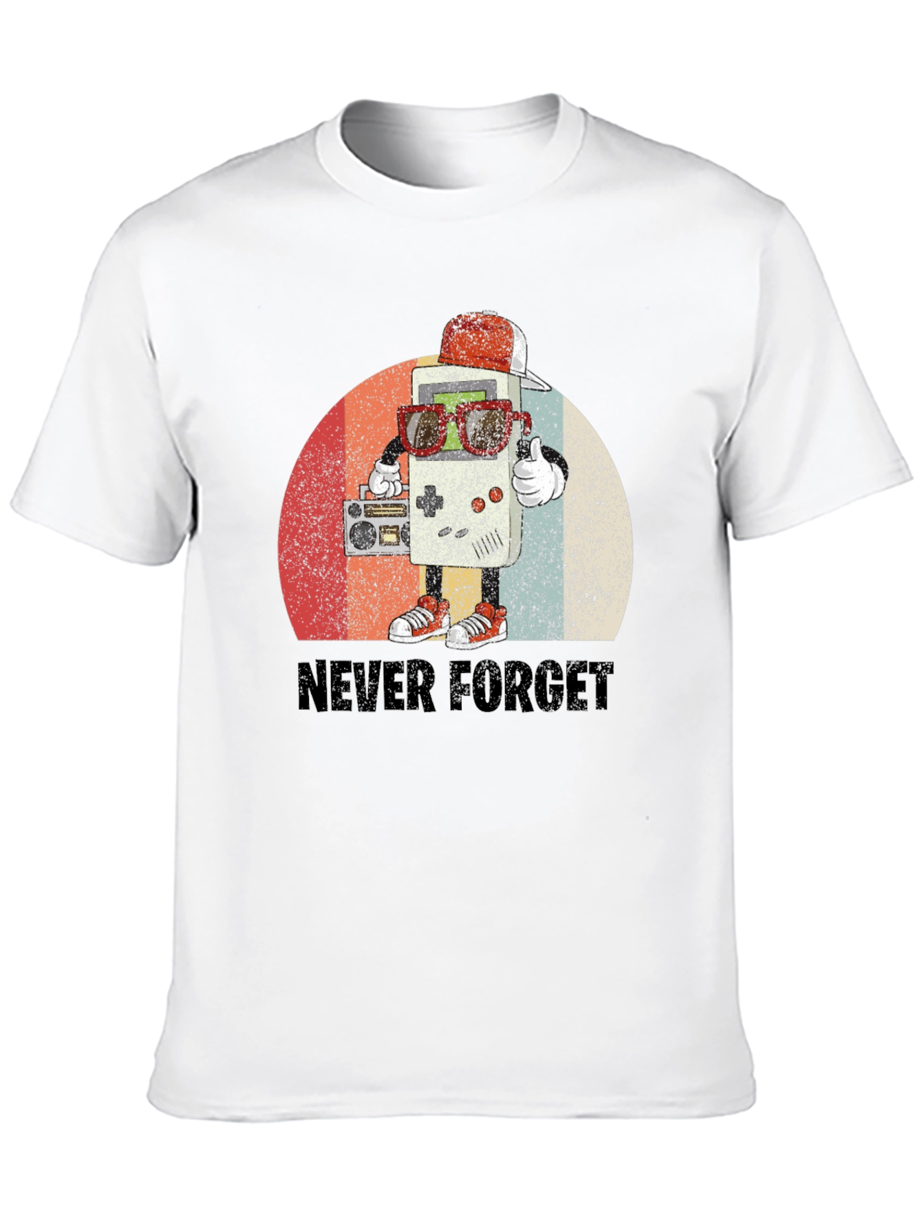 Retro Game Console T-Shirt - Never Forget Tee