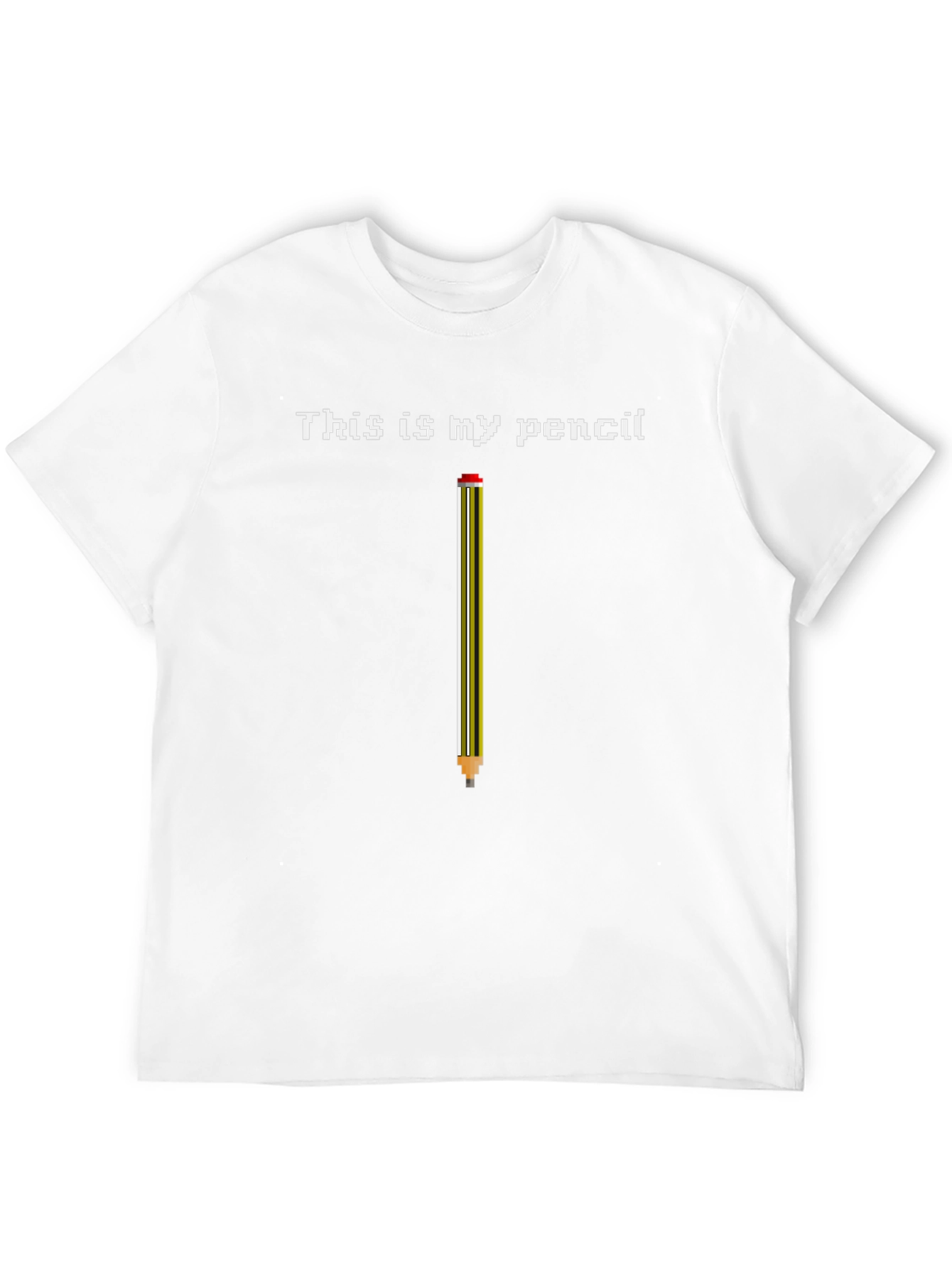 This Is My Pencil T-Shirt - Funny Graphic Tee