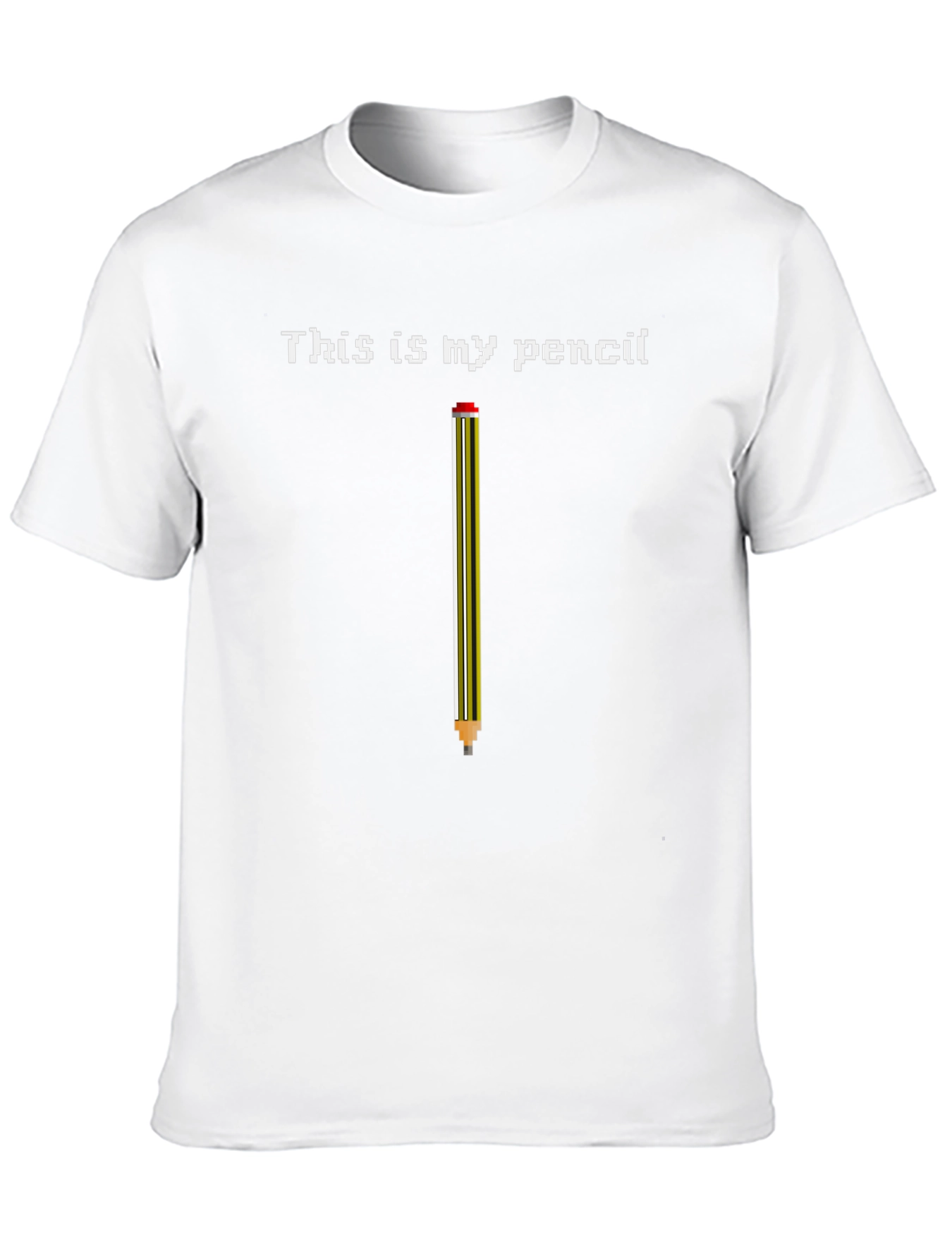 This Is My Pencil T-Shirt - Funny Graphic Tee