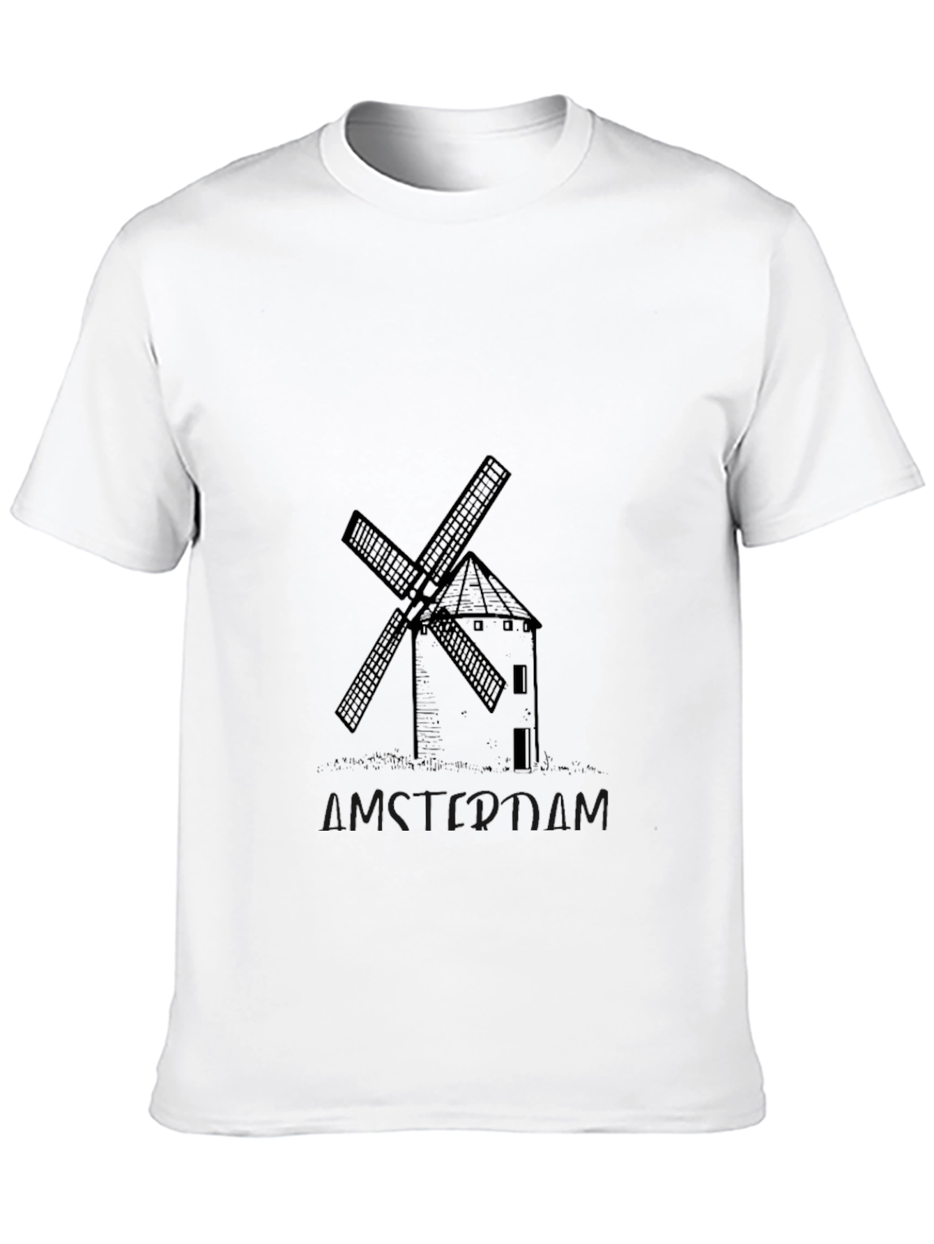 Amsterdam Windmill Graphic T-Shirt