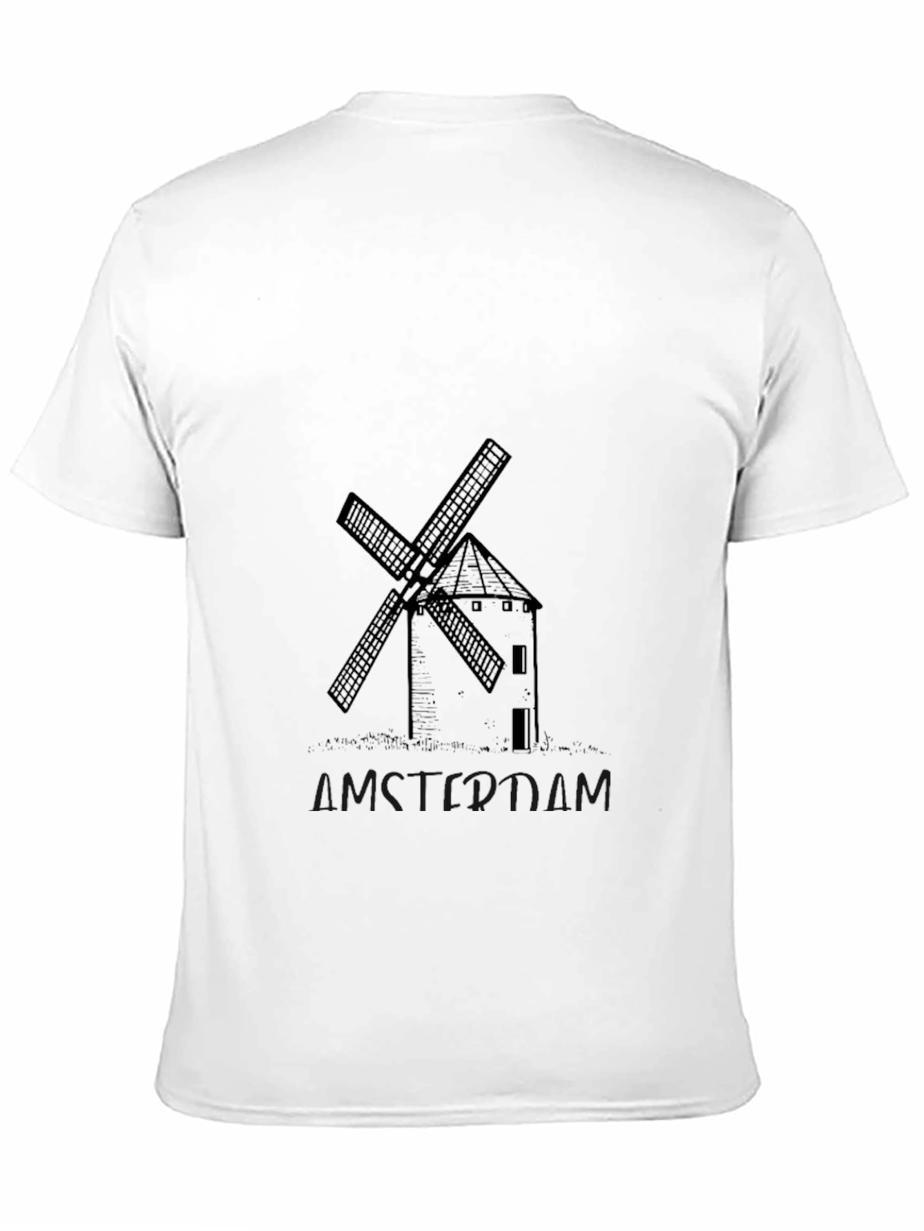 Amsterdam Windmill Graphic T-Shirt