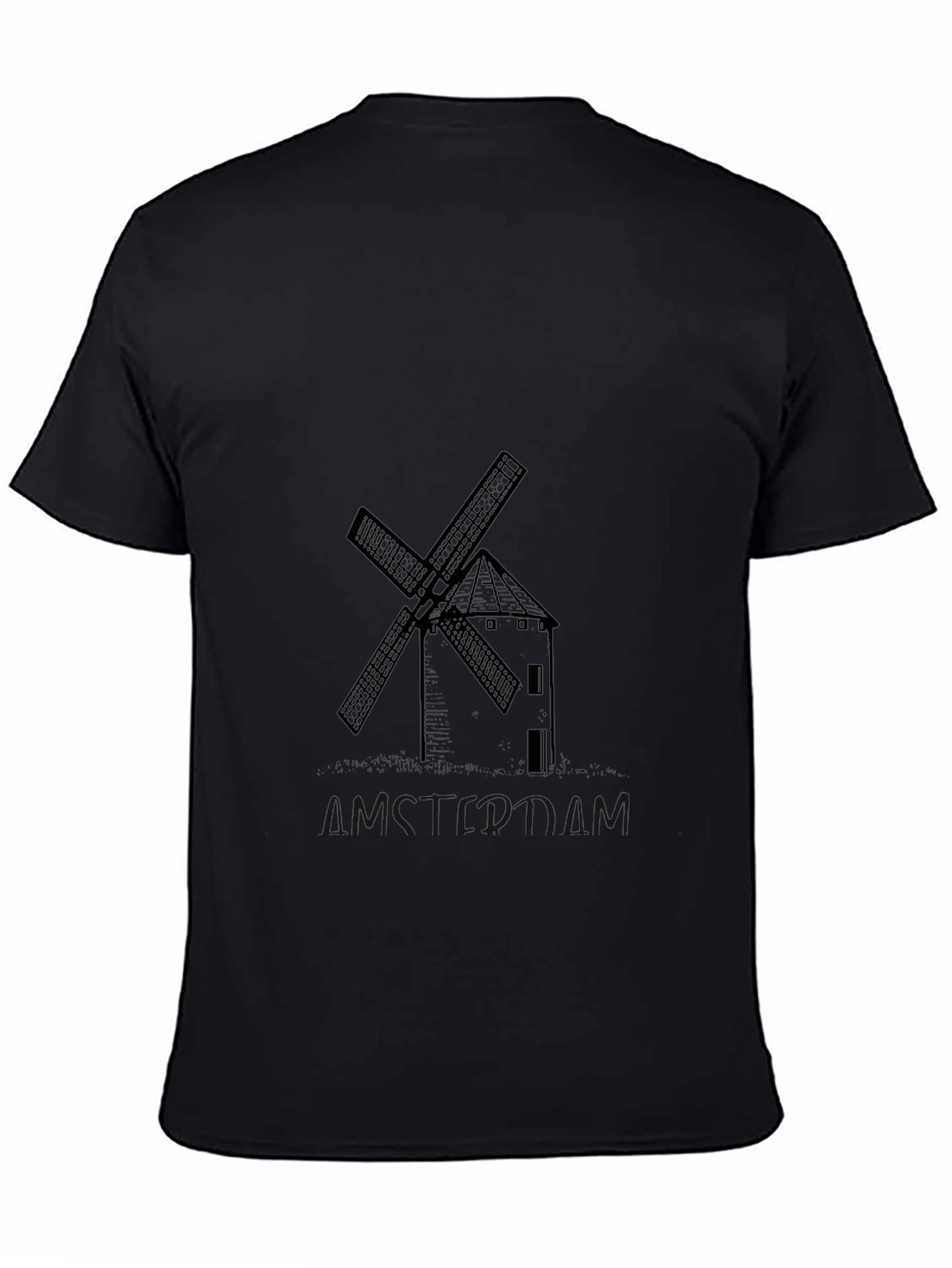 Amsterdam Windmill Graphic T-Shirt