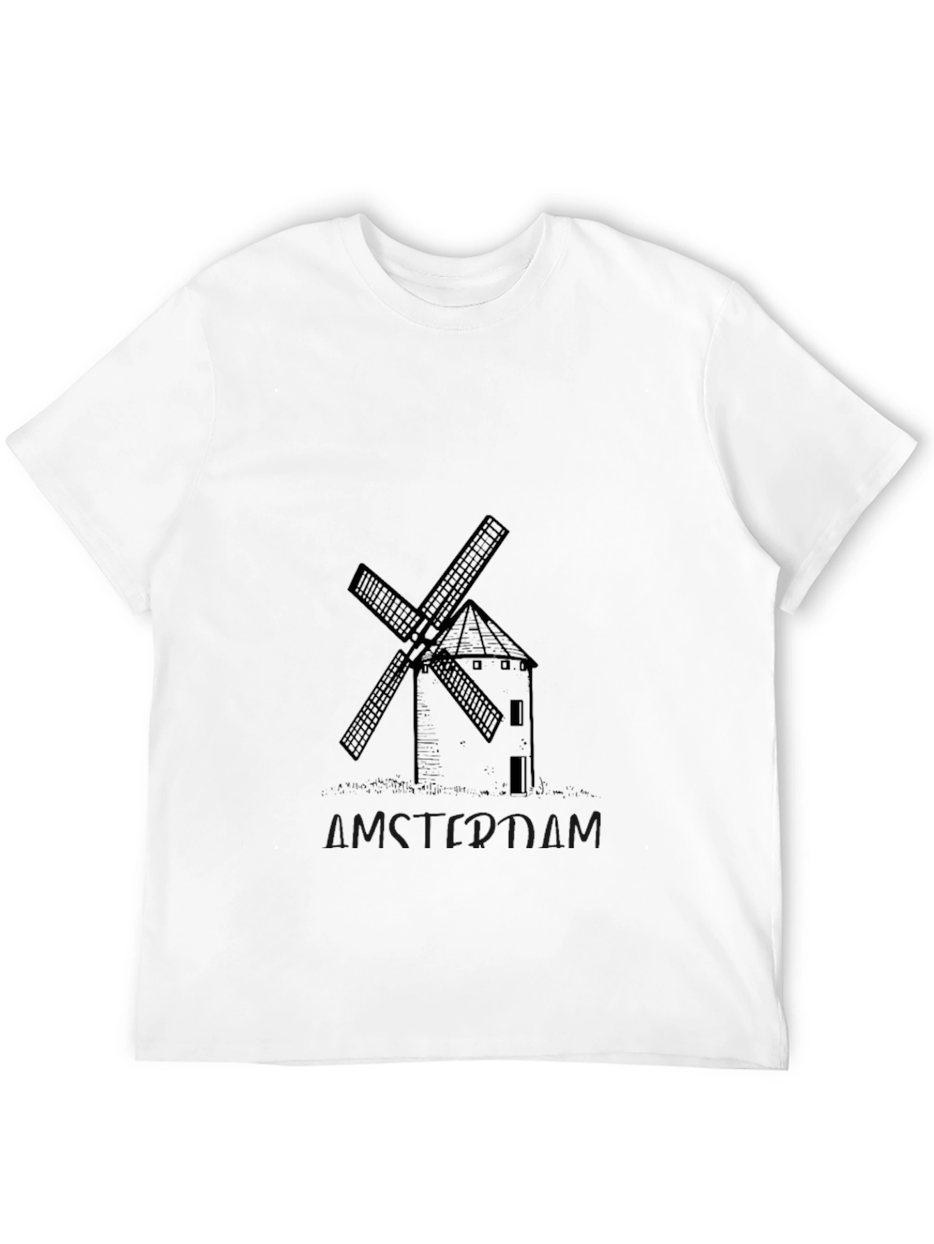 Amsterdam Windmill Graphic T-Shirt