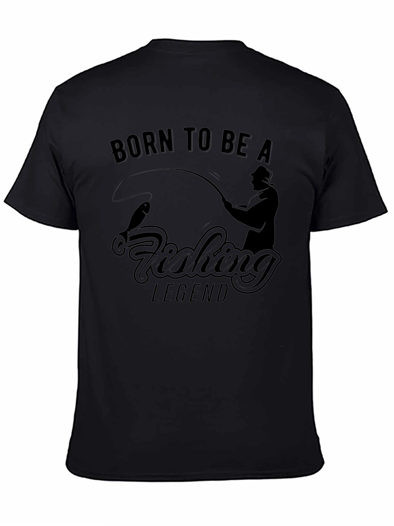 Born To Be A Fishing Legend Graphic Tee