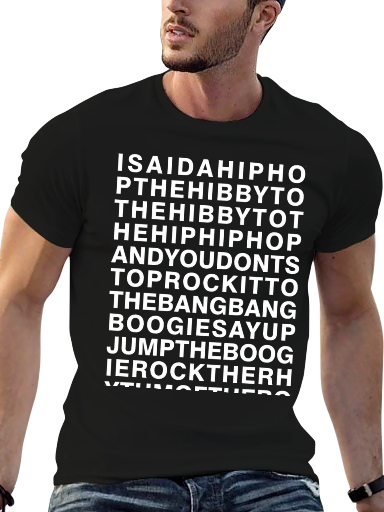 Hip Hop Lyric T-Shirt - Old School Rap Tee