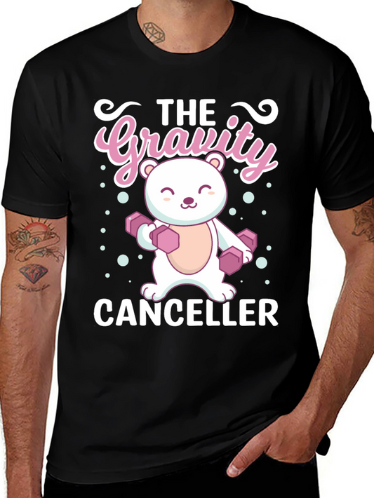 Gravity Canceller Bear Lifting T-Shirt