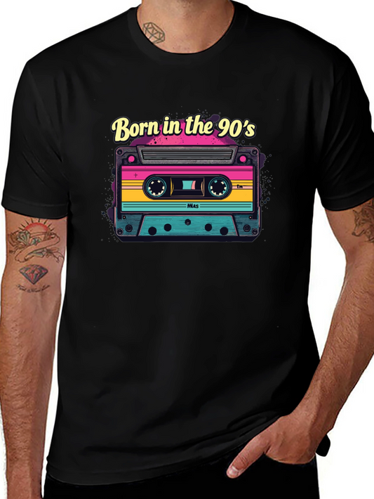 Born in the 90s Retro Cassette Tape T-Shirt