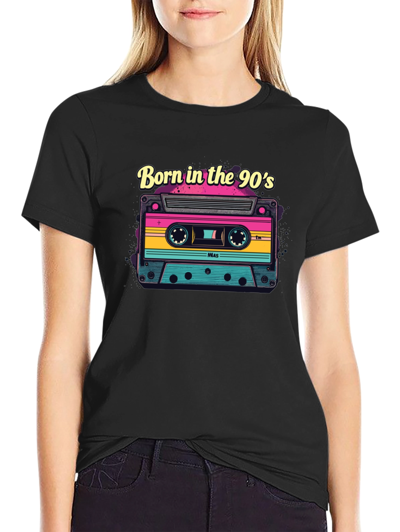 Born in the 90s Retro Cassette Tape T-Shirt
