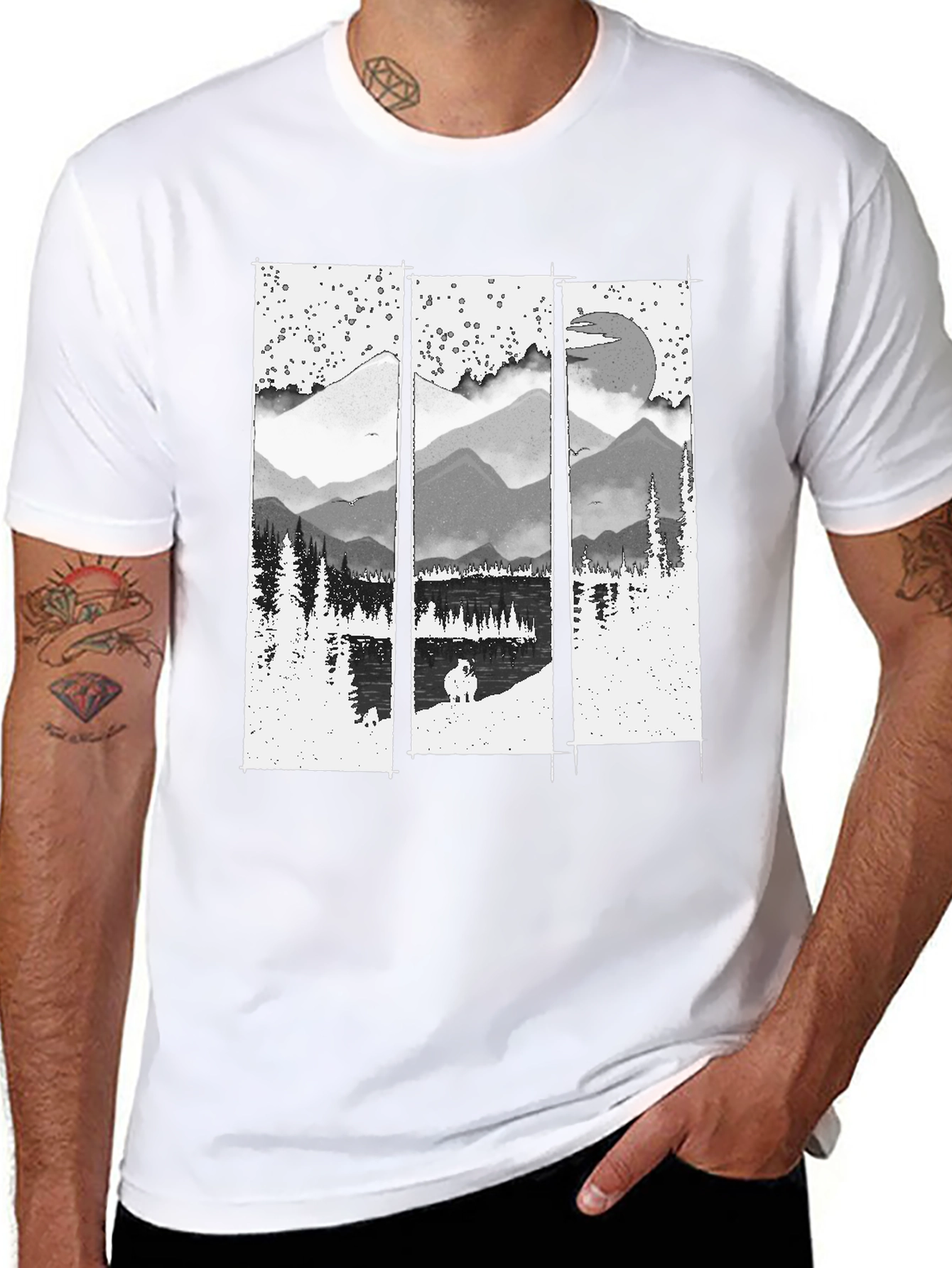 Mountain Lake Graphic Tee
