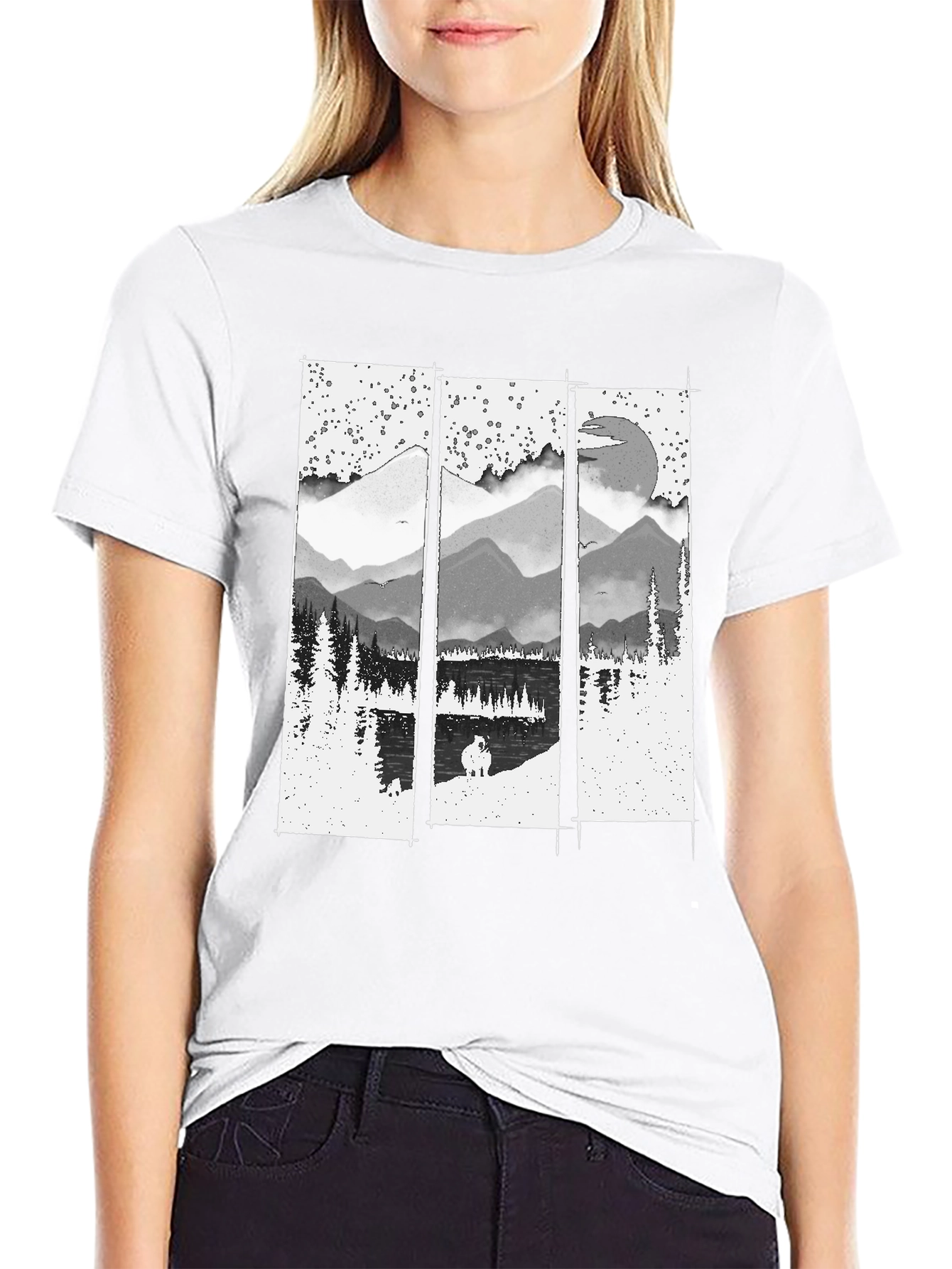 Mountain Lake Graphic Tee