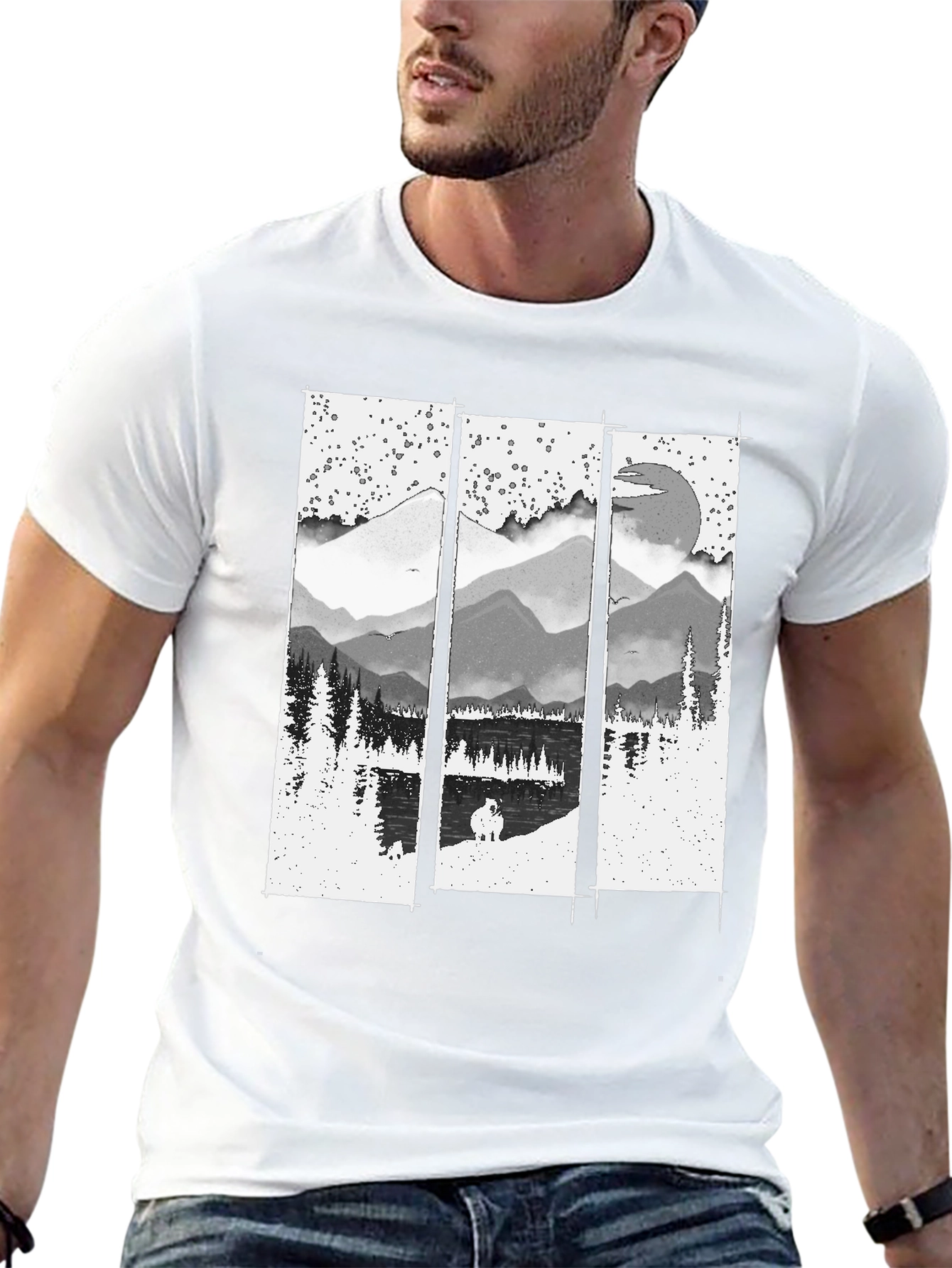Mountain Lake Graphic Tee