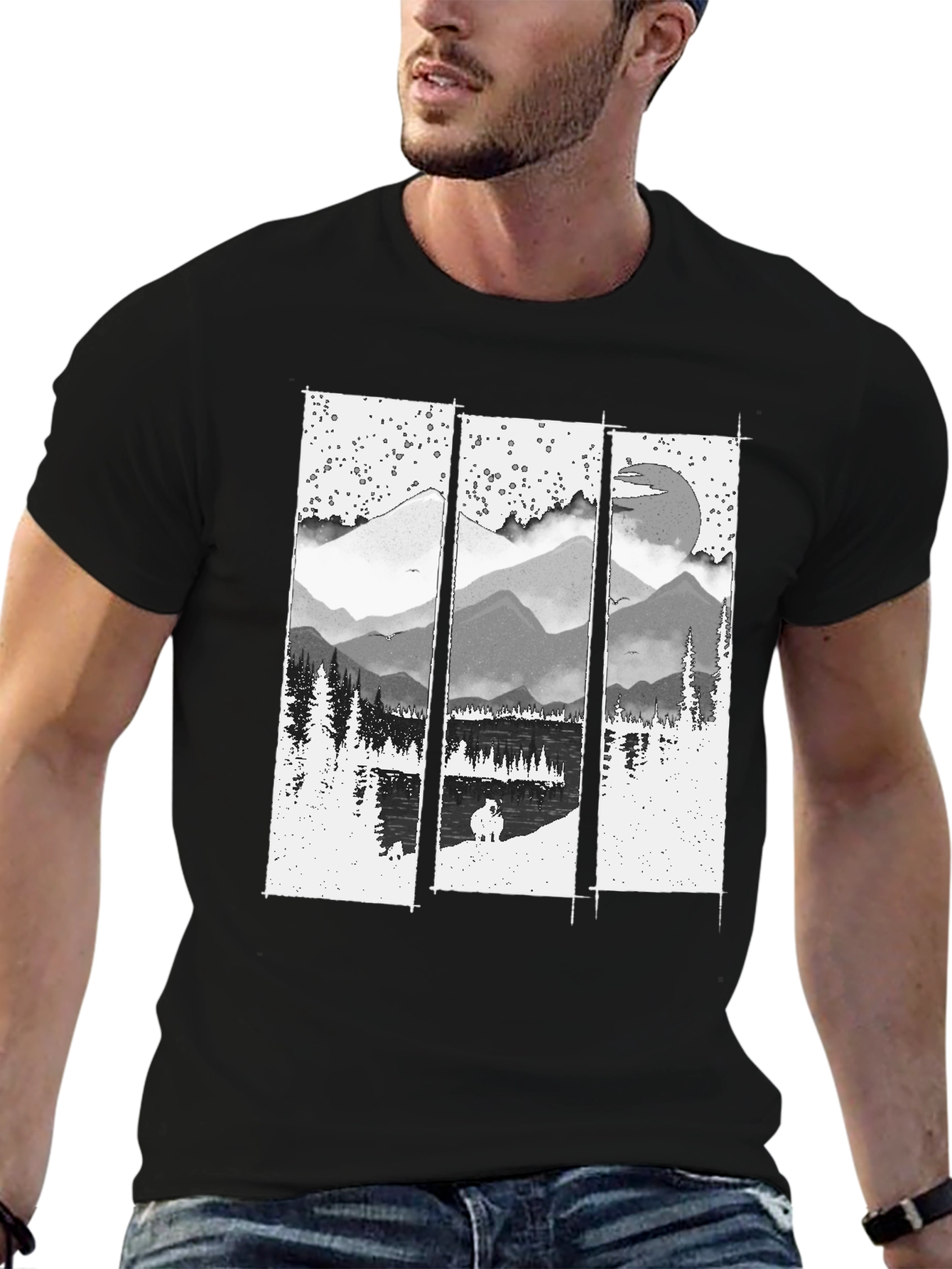 Mountain Lake Graphic Tee