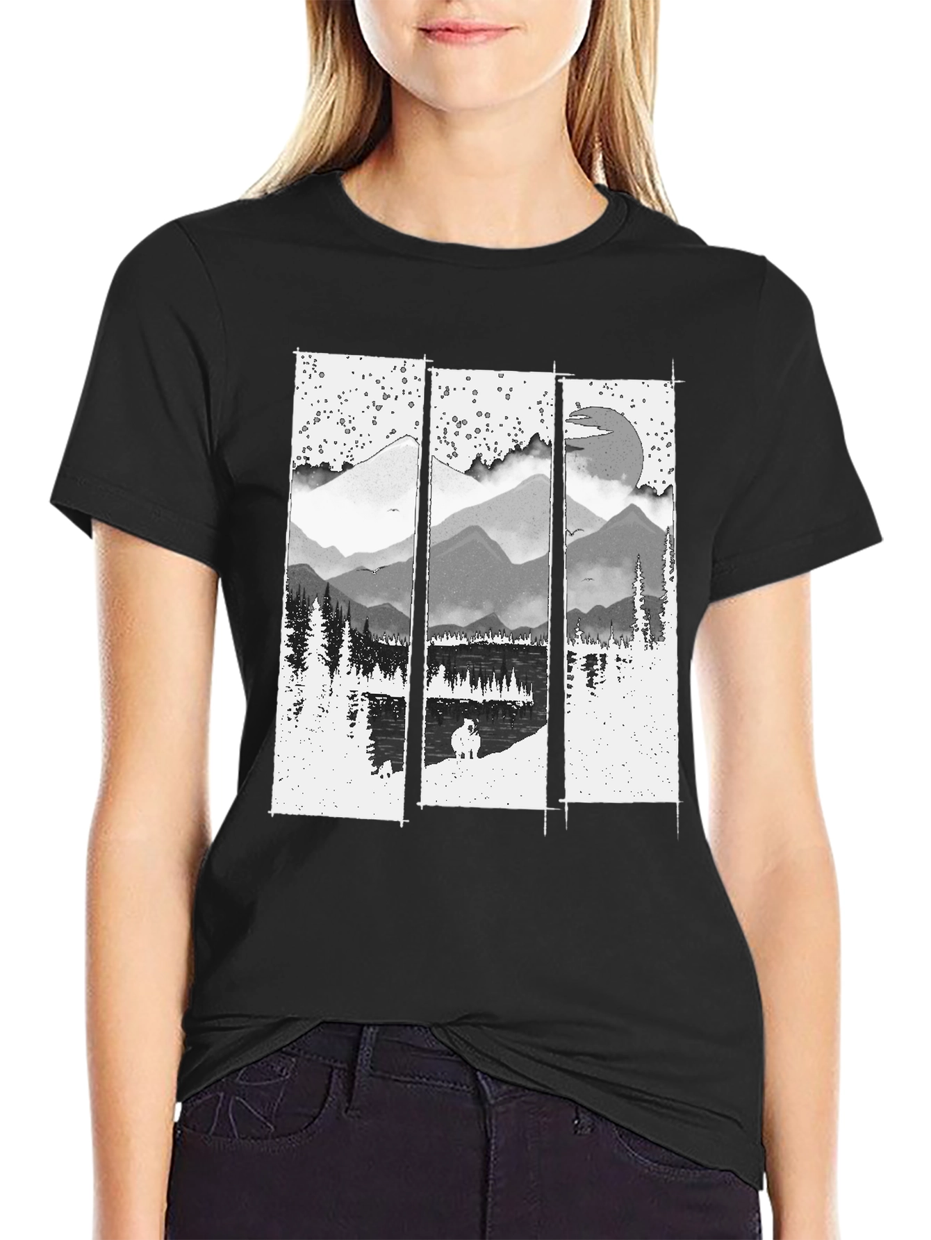 Mountain Lake Graphic Tee