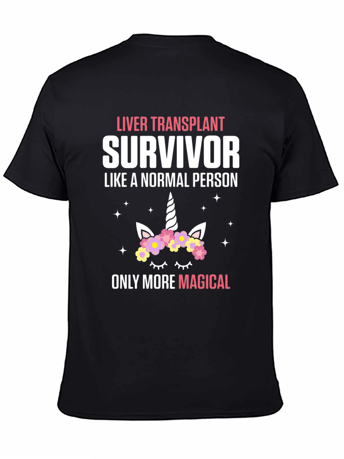 Liver Transplant Survivor Unicorn T-Shirt
